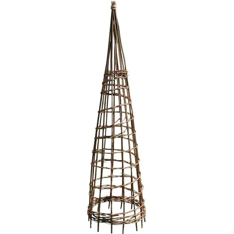 Rustic Willow Garden Obelisk (1.2m)