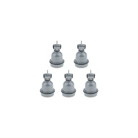 5 unidades de base para bombilla LED E27, soporte de lámpara impermeable, adaptador de portalámparas para cerdo (1/2)