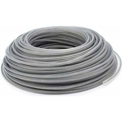 [JAMAIS UTILISÉ]Fil pour débroussailleuse,Fil Coupe Bordure Universel, Ligne de Trimmer en Acier 3.0 mm, Fil d'acier Débroussailleuse Robuste pour Bosse Tête Tondeuse À Gazon de Jardinage (1/5)