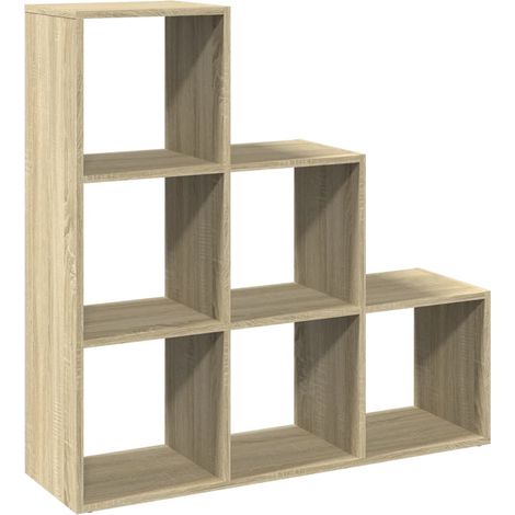 Maison Exclusive - Librería divisor 3 niveles madera roble Sonoma