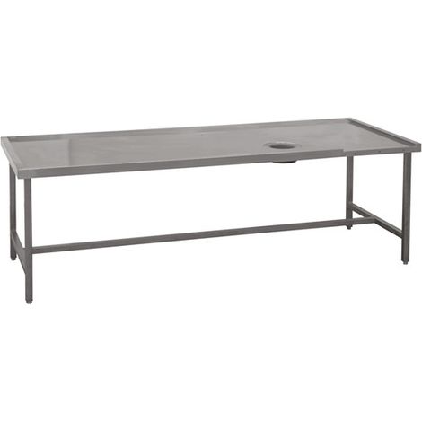 Table De Triage Gauche Avec Trou, Pour Machines Avec Sortie à Droite, L 1800 mm - Virtus - Z/TTCS100180