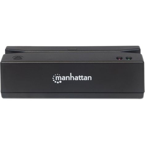 MANHATTAN Lettore di badge banda Magnetica traccia 1, 2 e 3 interfaccia USB (1/5)