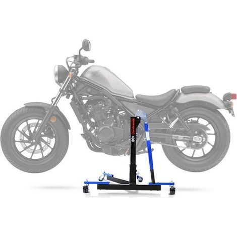Werkstattstütze Centrale Power Evo für Honda Rebel 500 17-25 blau