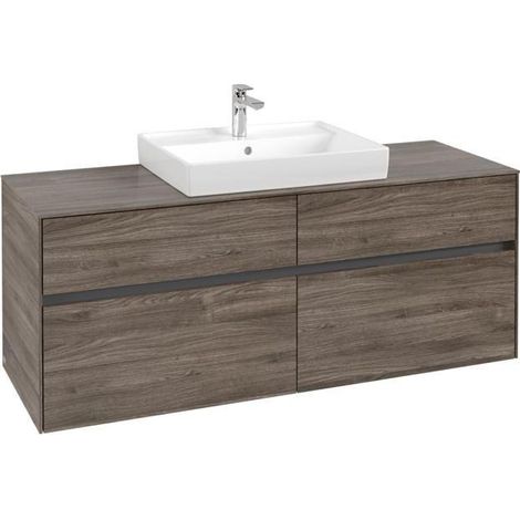 VB WTUS Collaro C08400 1400x548x500mm 4 pièces WT en bois massif Pierre Chêne