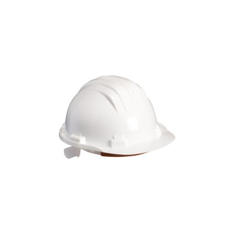 Bauhelm mit Drehverschluss weiß