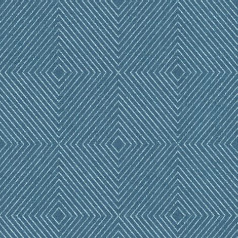 Papier peint géométrique Papier peint graphique Papier peint intissé Bleu Métallique 369264 (1/4)