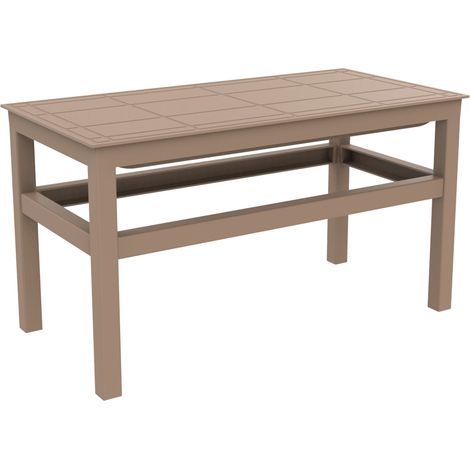 Mesa de centro exterior 90x45 arena CLICK-CLACK Resol