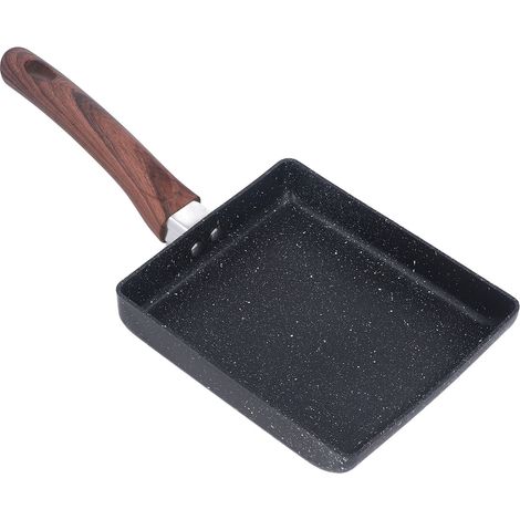 Poêle plate rectangulaire antiadhésive pour petit-déjeuner, idéale pour les omelettes japonaises à la maison. (1/5)