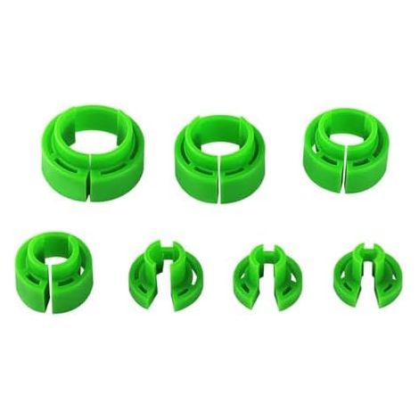 Outil de démontage ligne systèmes CVC 7 pièces pour voiture, climatisation, carburants, réparation tuyaux, plusieurs tailles Vert -