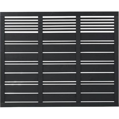 Plus Sichtschutzelement Silence 176 x 140 cm schwarz Sichtschutz