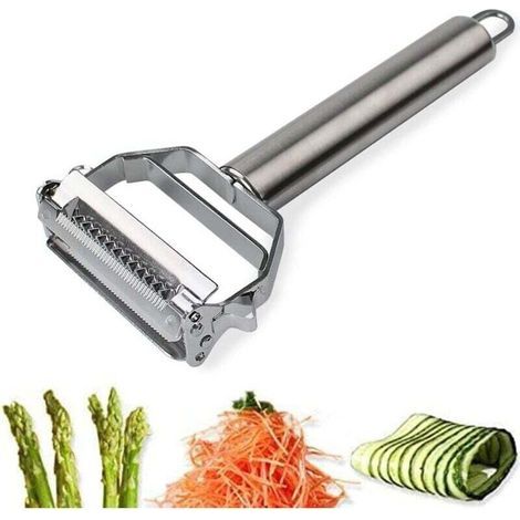 Pelador de patatas, pelador de cocina, pelador de verduras, pelador de acero inoxidable y pelador en forma de Y para la cocina. (1/4)