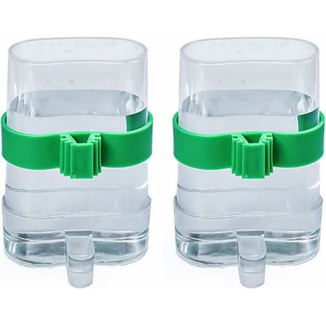 TRIOM Mangeoire automatique pour oiseaux, piège à eau automatique pour oiseaux, accessoires pour cages à oiseaux, accessoires d'alimentation pour oiseaux (1/5)