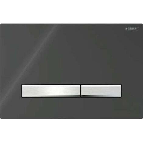 compatible Geberit Sigma50 - Plaque de déclenchement Sigma50, noir 115.788.DW.2 (1/5)
