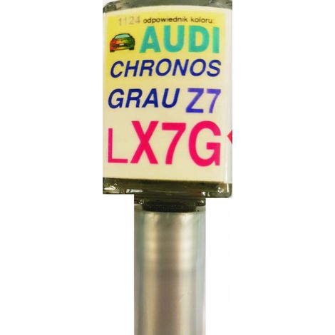 Reparación de arañazos en la pintura del Audi LX7G Z7 Chronosgrau con 10 ml de Arasystem. (1/5)