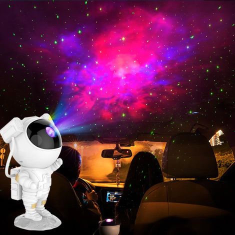 Projecteur d'étoiles Veilleuse Galaxie - Lampe LED de plafond Ciel étoilé Astronaute