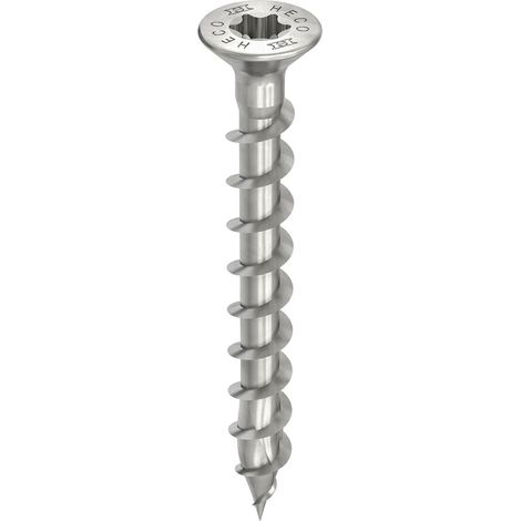 HECO-TOPIX-plus A2 4,5 x 40, Beschlagschr., Senkkopf, HECO-Drive, VVG 500 Stk (1/5)