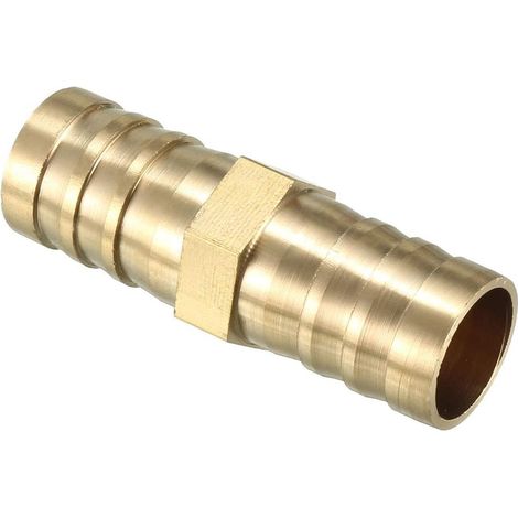 Raccord cannelé tuyau droit en laiton de 16 mm (1/3)
