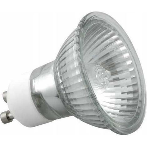 Ampoule Halogène GU10 - 35 W - 230 V - 3000 K - Angle Faisceau 38° - 280 Lm - Blanc Chaud - 50x54 mm - Durée De Vie 2000 H - Par Unité (1/2)