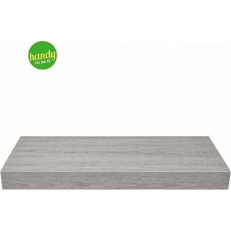 Mensolone liscio Mobo Ninfea 100 cm Stone Grey (1/2)