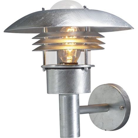 Konstsmide Modena Applique Murale Extérieure Moderne Lanterne Acier Galvanisé, IP44 (1/3)