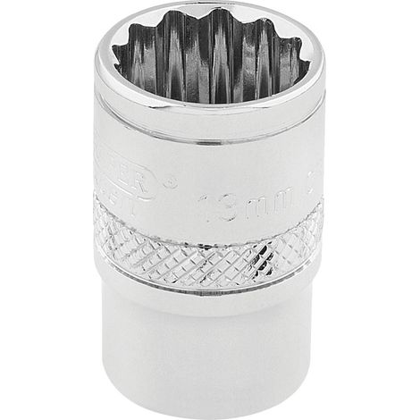 Draper 32776 Draper Expert HI-TORQ 12 Point Socket, 3/8"" Sq. Dr., 13mm (1/5)
