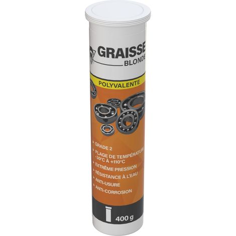 Méduze - Cartouche de graisse multifonctions 400g - Grade NLGI 2 - Facilement pompable - Extrême pression (1/5)