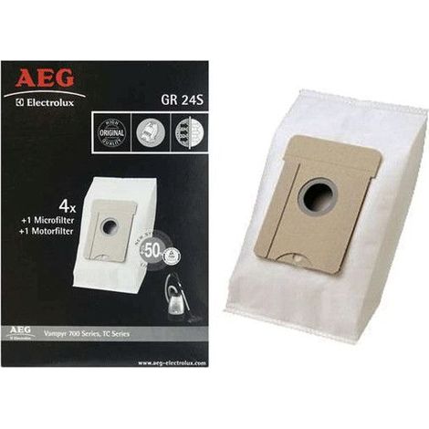 Confezione di 4 sacchetti + 2 filtri - Aspirapolvere - AEG - 43501973023372013277