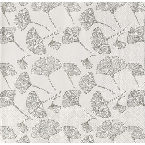 Eglo Servietten Blumen Mahuli beige 16,5 x 16,5 cm - 20er Pack Servietten (1/3)