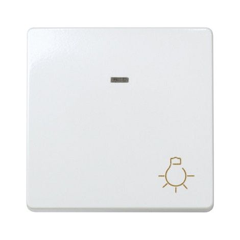 Pulsador luz ancho con luminoso Simon 27 Play Blanco (1/3)