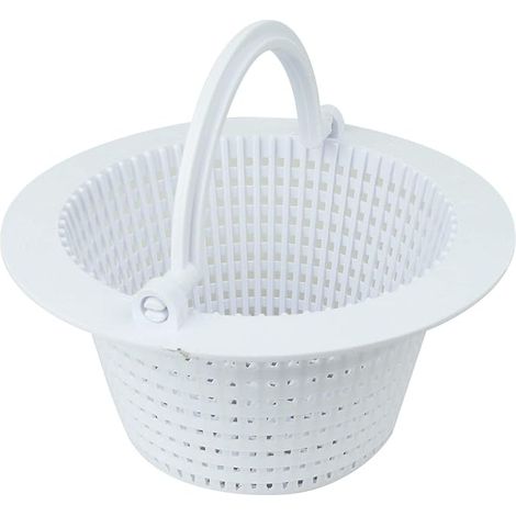 Panier de Skimmer Gris I Panier de Skimmer de Piscine de 12 cm de Diamètre I Crépine de Piscine de 8 cm de Haut I Tamis pour Écumoire I Crépine de Haute Qualité I Filtre les Saletés(Lot de 2) (1/5)