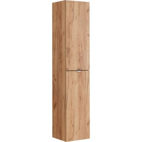 Grande armoire murale - 35 x 33 x 170 cm - Elise Oak - Livraison gratuite (1/5)