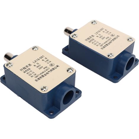 2 interrupteurs de fin de course LX19 001 AC380V DC 220V 5A à réarmement automatique (1/5)