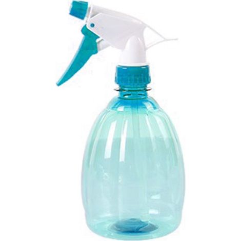 Pulvérisateur à main ABS transparent Bouteille d'arrosage réglable design citrouille bleu léger étanche pour jardin nettoyage (1/2)