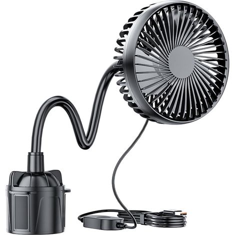 Ventilateur Réfrigération Avec Porte-gobelet USB 12V/24V Pour (1/5)