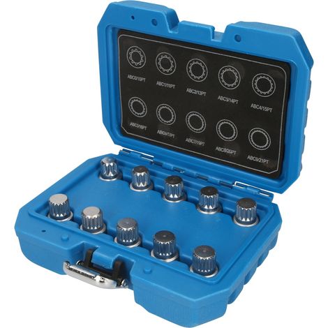 Brilliant Tools Felgenschloss-Sortiment für VW, 10-tlg. (1/5)
