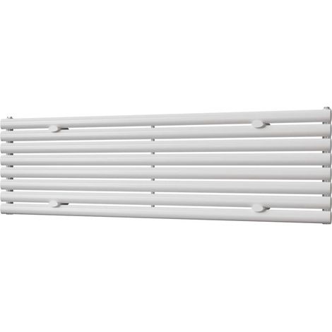 Omeara Axis - White Horizontal Radiator H464mm x W1600mm Single Panel (1/3)