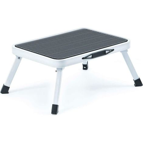 Marchepied pliant 1 marche escabeau pour camping-car, fourgon, bureau ou van Charge max 150 kg antidérapant portable (1/5)