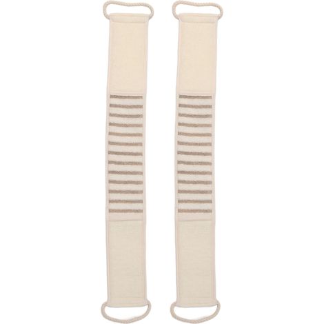 2 pièces Gant de Gommage Hommes Femmes, Exfoliant Corporel pour Douche et Bain, Nettoyage Profond pour Salle de Bain (1/5)