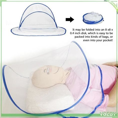 Moustiquaire - V GEBY - Pliable Ultralégère - 40x50x35 cm - Protection Insectes - Lavable (1/4)