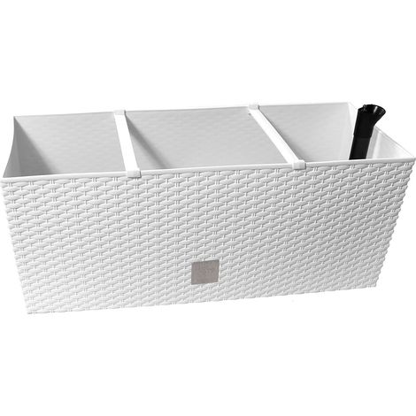 Maceta de riego automático RATO Case DRTC600  Blanca (1/6)