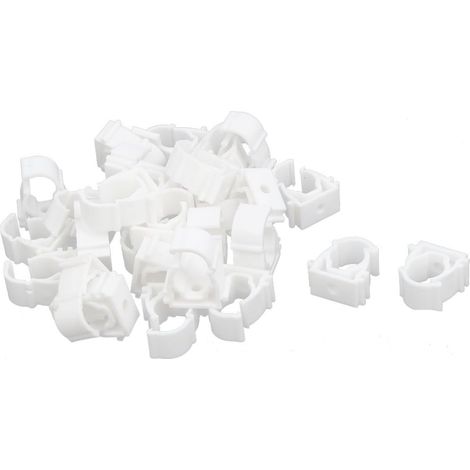 30 pièces 16mm Dia PPR Rohr Clip Schelle Armaturen Steckverbinder 31mm x 14mm 28mm (1/4)