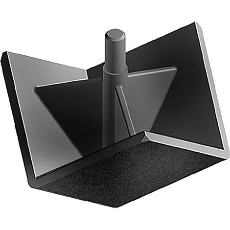 Fath Abdeckkappe für Eckwinkel, Abdeckung Eckform für Aluprofil 30, Kunststoff PA - 10 Stück (1/5)