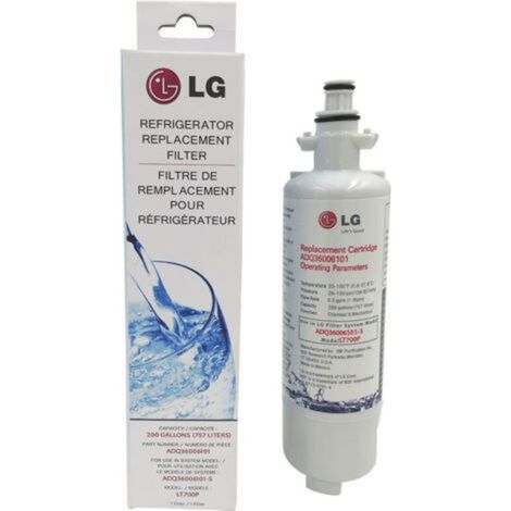 Pièces détachées pour réfrigérateur LT700P - Filtre à eau de remplacement pour réfrigérateur, capacité de 6 mois/200 gallons (NSF42 et NSF53) ADQ36006101, ADQ36006113, ADQ75795103 ou AGF8030