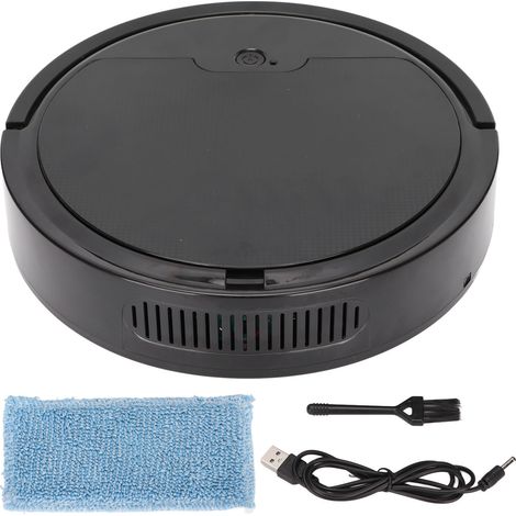 Aspirateur robot ultra fin 1800PA silencieux pour poils d'animaux, tapis ras et sols durs (1/5)