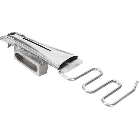 Guide-bord courbe pour machine à coudre, accessoire métal robuste, entrée 18mm, ourlet roulé précis, compatible tête haute (1/4)