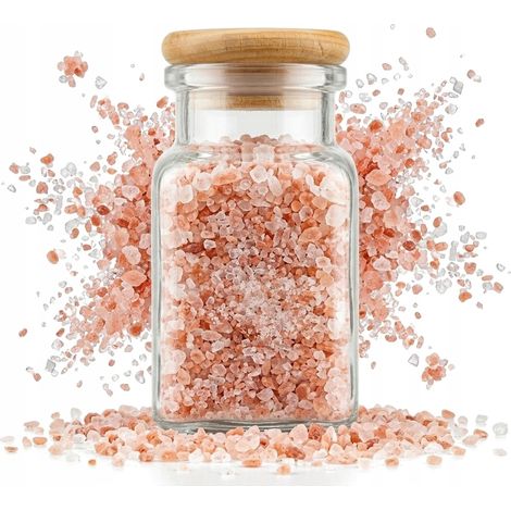 Pot de 150 ml pour épices, herbes, cadeaux, bonbons, en liège et bois (1/5)