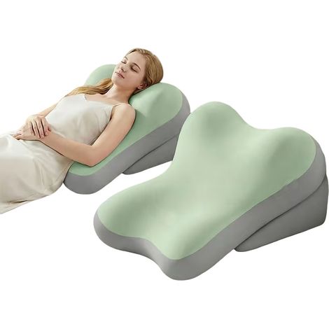 Cojín para cabecero, almohada de apoyo para el cuello y la cintura, cojín de apoyo lumbar para sofá cama, cojín de lectura para el dormitorio. (1/5)