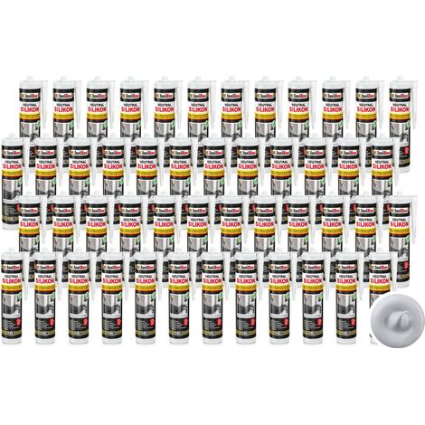 IsolBau Silicone Neutro Grigio Chiaro Neutralsilikon 48 x 300ml (1/5)