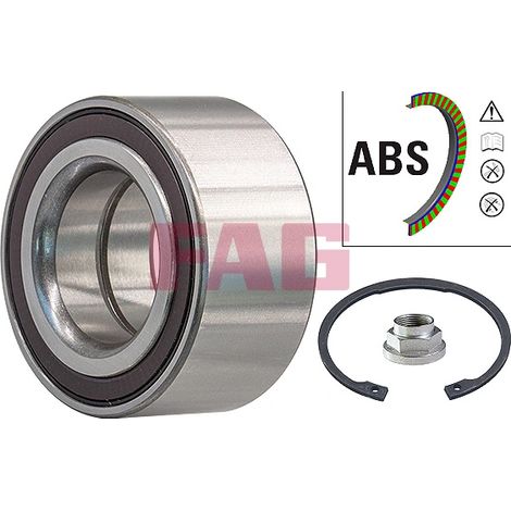 Kit de roulements de roue FAG 713 6174 50 HONDA 44300S1AE01 44300S47008
