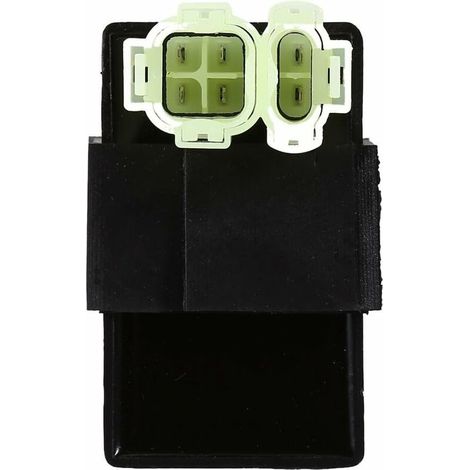 Elektronische Zündung, 6-poliges CDI-Zündspulenmodul, Zündbox für Motorräder, schwarz, universell für GY6 50cc 125cc 150cc ATV Roller Moped Go-Kart